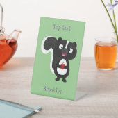 Signe De Table Caricature de skunk jote happy (In SItu)