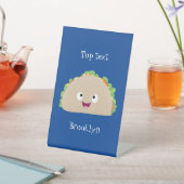 Signe De Table Caricature joli sourire taco dessin animé (In SItu)