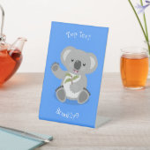 Signe De Table Caricature joyeux koala agitant (In SItu)