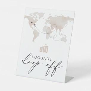 Signe De Table CARMEN Beige Travel Bagages à thème Déposer