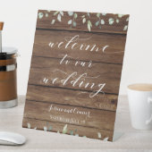 Signe De Table Carte à grange rustique Gold Fancy Police Calligra (In SItu)