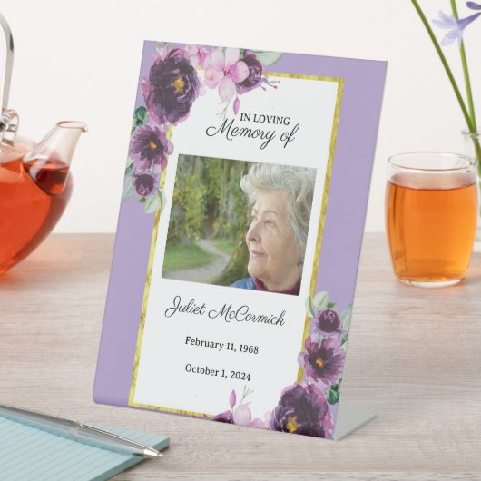 Signe De Table Carte commémorative (In SItu)