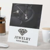 Signe De Table Carte d'affichage élégante pour bijoux (In SItu)