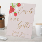 Signe De Table Carte d'anniversaire Berry First Strawberry (In SItu)