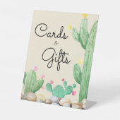 Signe De Table Carte d'aquarelle et symbole Cadeaux (Recto)