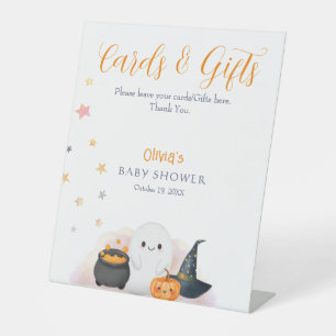 Signe De Table Carte de Baby shower et cadeaux pour la petite boî