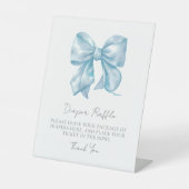 Signe De Table Carte de fermeture du Baby shower de la chaudière  (Recto)