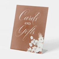 Carte de mariage et cadeaux Boho en terre cuite mo