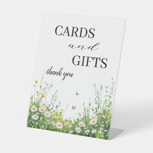 Signe De Table Carte de mariage et cadeaux floraux Fleurs sauvage