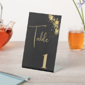 Signe De Table Carte de numéro de table de mariage (In SItu)