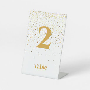 Signe De Table Carte de numéro de table Petite Étoiles-Pièces mon