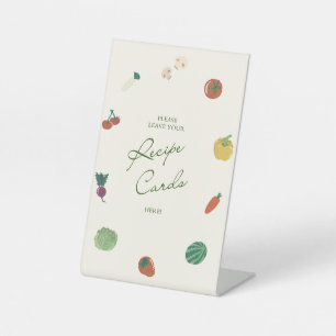Signe De Table Carte de recette de pendaison de crémaillère activ