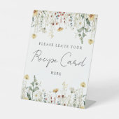 Signe De Table Carte de recette du Fleur sauvage d'été (Recto)