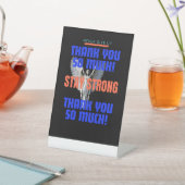 Signe De Table Carte de remerciements (In SItu)