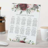 Signe De Table Carte de siège Mariage floral rousse Rustique Bour (In SItu)