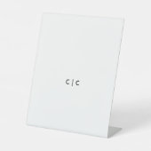 Signe De Table Carte de table (Recto)