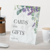 Signe De Table Carte et cadeaux Mariage Rustic Lavender Eucalyptu (In SItu)