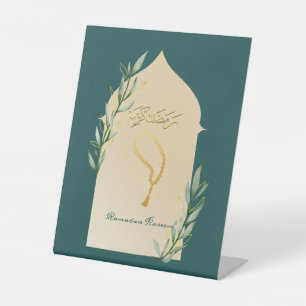 Signe De Table Carte postale Ramadan Kareem