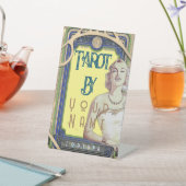 Signe De Table Carte Tarot jaune vintage (In SItu)