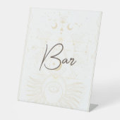 Signe De Table Carte Tarot | Mariage nuptial | Barre neutre (Recto)