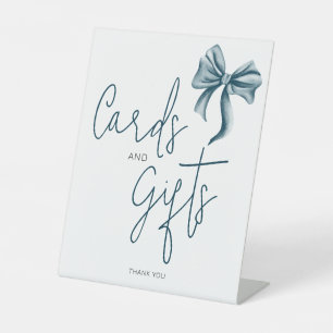 Signe De Table Cartes Cadeaux Arc-en-ciel Bleu Mignon