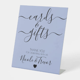 Signe De Table Cartes & Cadeaux de Calligraphie Simples Noms Pers