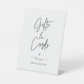 Signe De Table Cartes Cadeaux de Mariage Tableau Piédestal Signal (Recto)