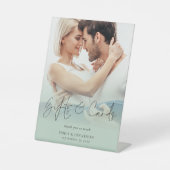 Signe De Table Cartes Cadeaux Photo Overlay Signal vert Mariage S (Recto)