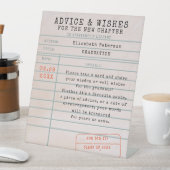 Signe De Table Cartes de bibliothèque Thème Diplôme Conseils Souh (In SItu)