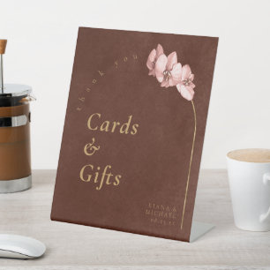 Signe De Table Cartes de mariage et cadeaux Boho Oasis Orchid Arc