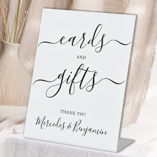 Signe De Table Cartes de mariage et cadeaux Calligraphie moderne
