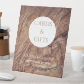 Signe De Table Cartes de mariage et cadeaux en bois rustique (In SItu)
