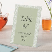Signe De Table Cartes de placement pliées pour mariage classique (In SItu)