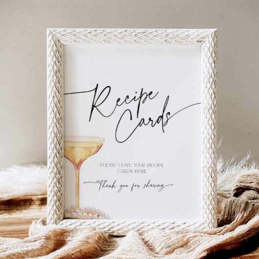 Signe De Table Cartes de recettes Perles et Fête des mariées de p