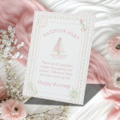 Signe De Table Cartes et Baby showers de cadeaux rose