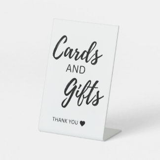 Signe De Table Cartes et cadeaux