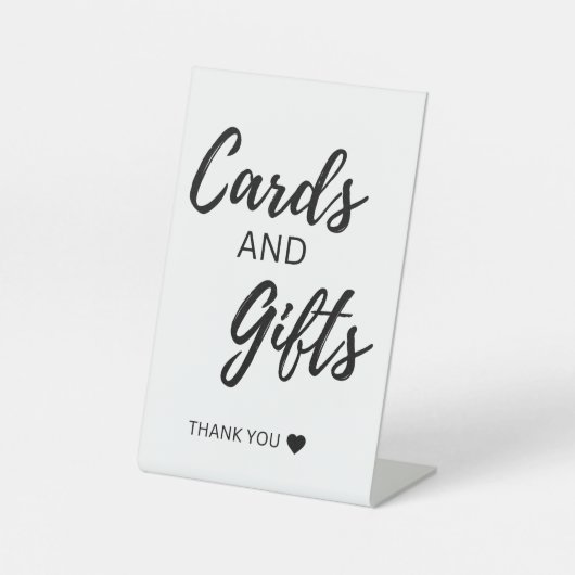 Signe De Table Cartes et cadeaux (Recto)