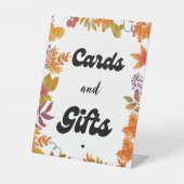 Signe De Table Cartes et cadeaux Automne Citrouille Favoriser la (Recto)