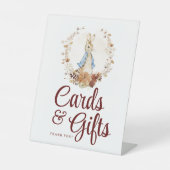 Signe De Table Cartes et cadeaux Baby shower Peter Rabbit Automne (Recto)