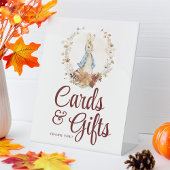 Signe De Table Cartes et cadeaux Baby shower Peter Rabbit Automne
