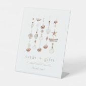 Signe De Table Cartes et cadeaux Boho Beach Baby shower (Recto)