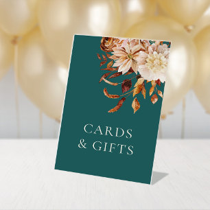 Signe De Table Cartes et Cadeaux d'Automne