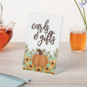 Signe De Table Cartes et cadeaux de Baby shower petit Citrouille (In SItu)