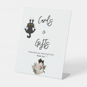 Signe De Table Cartes et cadeaux de baby shower pour chat noir mi