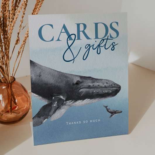 Signe De Table Cartes et cadeaux de Baby shower Rustic Ocean mode