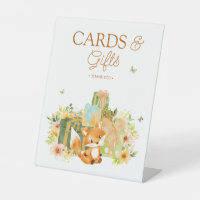 Cartes et Cadeaux de Fête de Bébé Renard Floral St