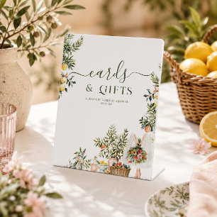Signe De Table Cartes et Cadeaux de Fête de Fiançailles Frais du
