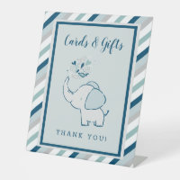 Cartes et Cadeaux de Fête de Naissance d'Éléphant