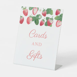 Signe De Table Cartes Et Cadeaux De Fraise Berry Sweet Anniversai