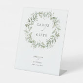 Signe De Table Cartes et cadeaux de mariage botaniques élégants (Recto)